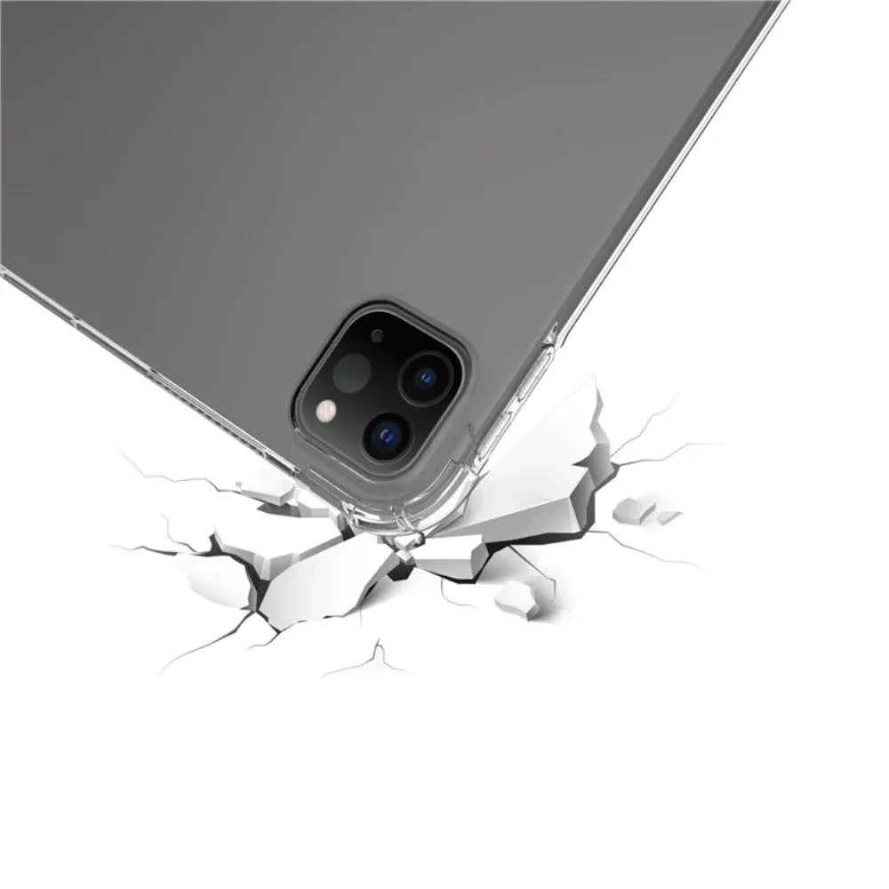 Apple iPad Pro 13 (2024/2025) Hoes Schokbestendige TPU Back Cover Transparant afbeelding 5