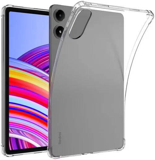 Xiaomi Redmi Pad Pro / Poco Pad Hoes Schokbestendige TPU Back Cover Transparant afbeelding 1