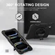 iPad Pro 11 (2024/2025) Hoes Back Cover met Kickstand en Handriem Zwart afbeelding 3