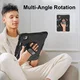 iPad Pro 11 (2024/2025) Hoes Back Cover met Kickstand en Handriem Zwart afbeelding 8