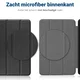 Samsung Galaxy Tab S6 Lite Hoes Tri-Fold Book Case met Standaard Zwart afbeelding 8