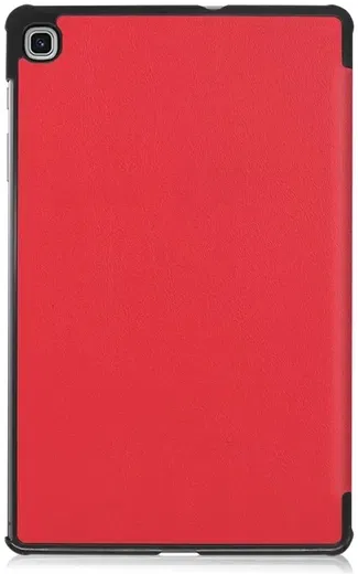 Samsung Galaxy Tab S6 Lite Hoes Tri-Fold Book Case met Standaard Rood afbeelding 8