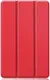 Samsung Galaxy Tab S6 Lite Hoes Tri-Fold Book Case met Standaard Rood afbeelding 9