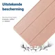 Samsung Galaxy Tab S6 Lite Hoes Tri-Fold Book Case met Standaard Roze Goud afbeelding 2