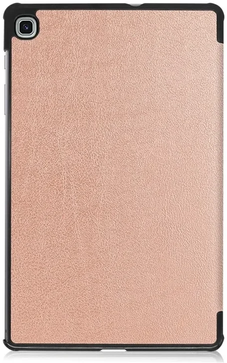 Samsung Galaxy Tab S6 Lite Hoes Tri-Fold Book Case met Standaard Roze Goud afbeelding 8
