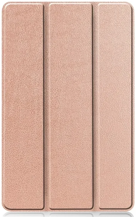 Samsung Galaxy Tab S6 Lite Hoes Tri-Fold Book Case met Standaard Roze Goud afbeelding 9