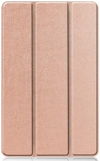 Samsung Galaxy Tab S6 Lite Hoes Tri-Fold Book Case met Standaard Roze Goud afbeelding 9