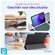 Apple iPad Air 11 (2024/2025) Hoes Tri-Fold Book Case met Standaard Zwart afbeelding 9