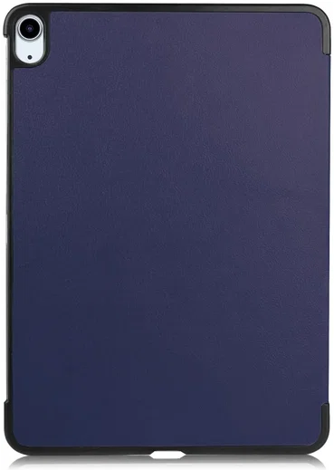 Apple iPad Air 11 (2024/2025) Hoes Tri-Fold Book Case met Standaard Blauw afbeelding 10