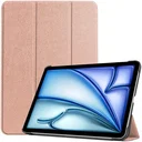 Apple iPad Air 11 (2024/2025) Hoes Tri-Fold Book Case met Standaard Roze
