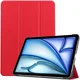 Apple iPad Air 13 (24/25/26) Hoes Tri-Fold Book Case met Standaard Rood