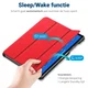 Apple iPad Air 13 (24/25/26) Hoes Tri-Fold Book Case met Standaard Rood afbeelding 3
