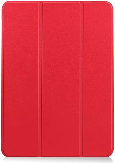 Apple iPad Air 13 (24/25/26) Hoes Tri-Fold Book Case met Standaard Rood afbeelding 10