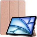 Apple iPad Air 13 (24/25/26) Hoes Tri-Fold Book Case met Standaard Roze