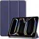 Apple iPad Pro 11 (2024/2025) Hoes Tri-Fold Book Case met Standaard Blauw