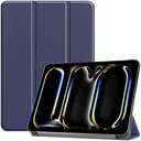 Apple iPad Pro 11 (2024/2025) Hoes Tri-Fold Book Case met Standaard Blauw