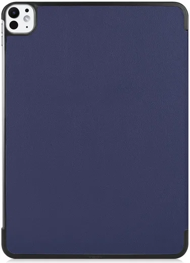 Apple iPad Pro 11 (2024/2025) Hoes Tri-Fold Book Case met Standaard Blauw afbeelding 10