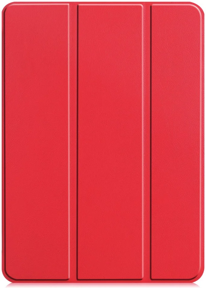 Apple iPad Pro 11 (2024/2025) Hoes Tri-Fold Book Case met Standaard Rood afbeelding 11