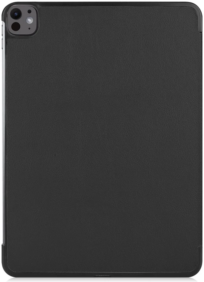 Apple iPad Pro 13 (2024/2025) Hoes Tri-Fold Book Case met Standaard Zwart afbeelding 10