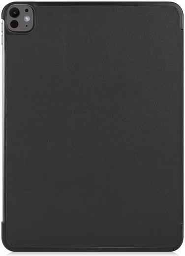 Apple iPad Pro 13 (2024/2025) Hoes Tri-Fold Book Case met Standaard Zwart afbeelding 10