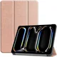 Apple iPad Pro 13 (2024/2025) Hoes Tri-Fold Book Case met Standaard Roze afbeelding 1