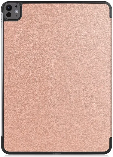 Apple iPad Pro 13 (2024/2025) Hoes Tri-Fold Book Case met Standaard Roze afbeelding 10