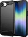 Apple iPhone 17e / 16e Hoesje Geborsteld TPU Flexibele Back Cover Zwart