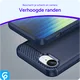 Apple iPhone 17e / 16e Hoesje Geborsteld TPU Flexibele Back Cover Blauw afbeelding 6