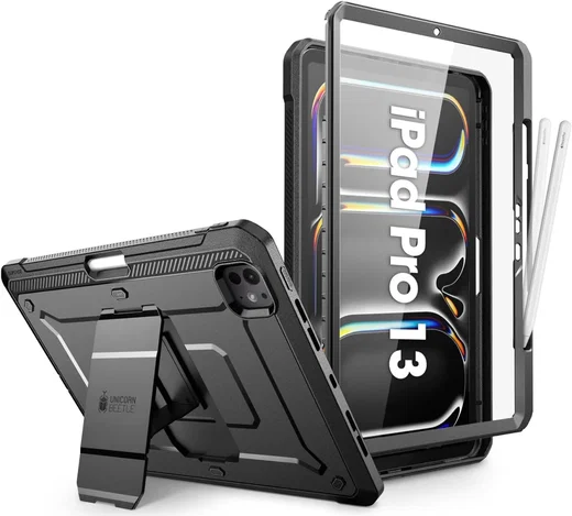 SUPCASE UB Pro iPad Pro 13 (2024/2025) Hoes Full Protect Kickstand Zwart afbeelding 1