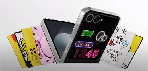 Origineel Samsung Galaxy Z Flip 7 FE / 6 Hoesje FlipSuit Case Transparant afbeelding 2