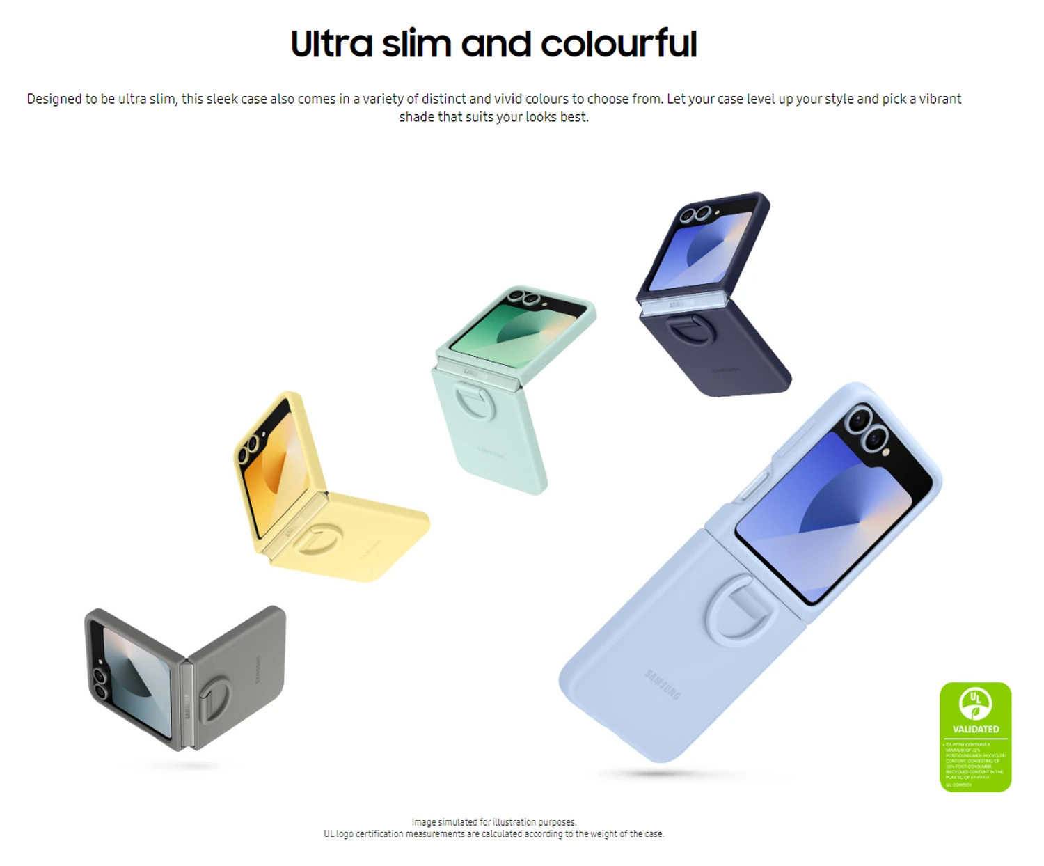 Origineel Samsung Galaxy Z Flip 7 FE / 6 Hoesje Silicone Case Back Cover Grijs afbeelding 2