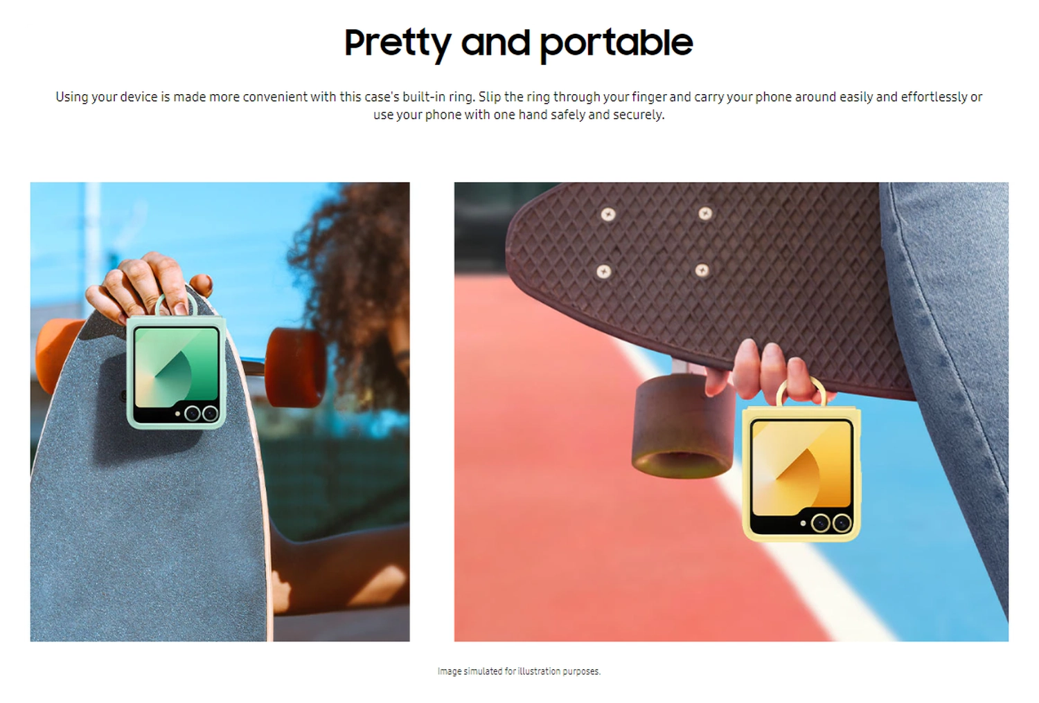 Origineel Samsung Galaxy Z Flip 7 FE / 6 Hoesje Silicone Case Back Cover Grijs afbeelding 3