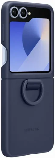 Origineel Samsung Galaxy Z Flip 7 FE / 6 Hoesje Silicone Case Back Cover Navy afbeelding 5