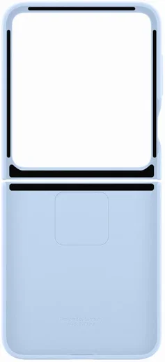 Origineel Samsung Galaxy Z Flip 6 Hoesje Silicone Case Back Cover Blauw afbeelding 6