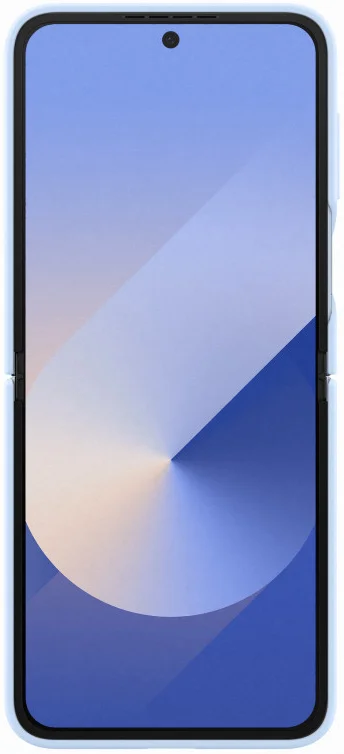 Origineel Samsung Galaxy Z Flip 6 Hoesje Silicone Case Back Cover Blauw afbeelding 5