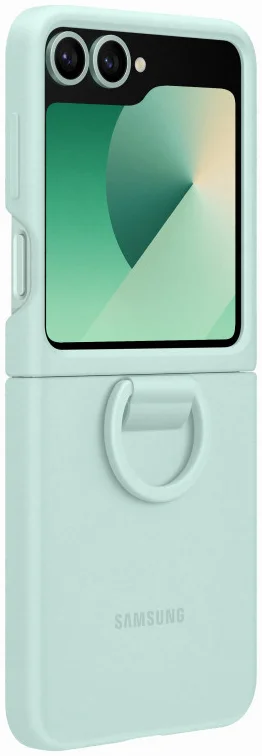 Origineel Samsung Galaxy Z Flip 7 FE / 6 Hoesje Silicone Case Back Cover Groen afbeelding 5