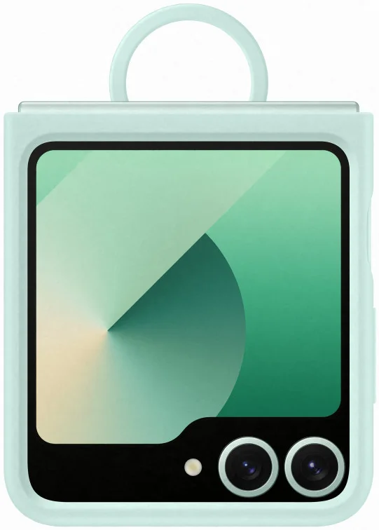 Origineel Samsung Galaxy Z Flip 7 FE / 6 Hoesje Silicone Case Back Cover Groen afbeelding 8