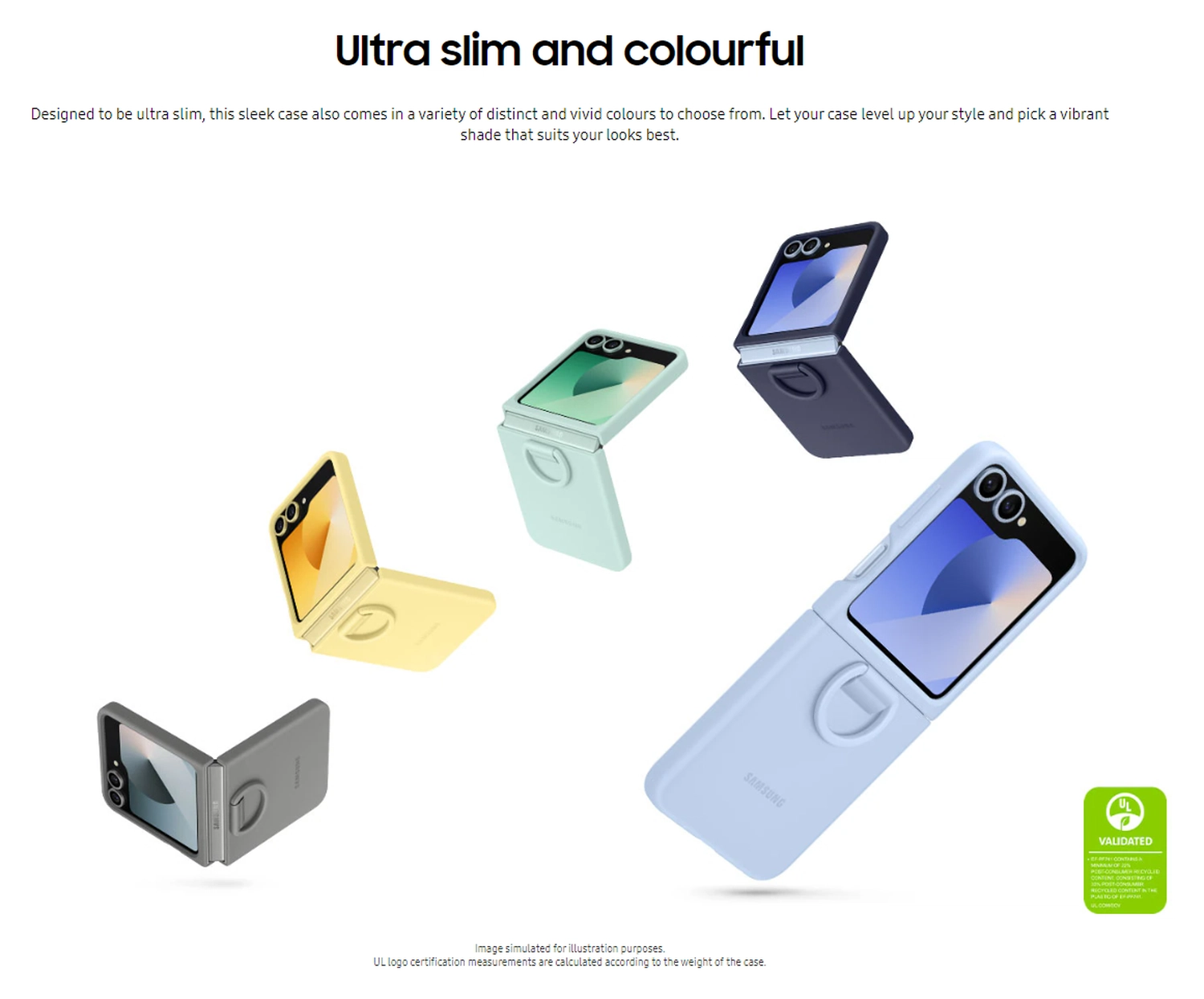 Origineel Samsung Galaxy Z Flip 7 FE / 6 Hoesje Silicone Case Back Cover Groen afbeelding 2