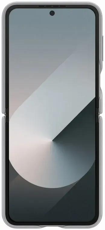 Origineel Samsung Galaxy Z Flip 6 Hoesje KindSuit Leather Case Grijs afbeelding 4