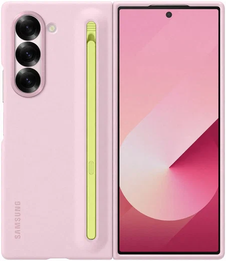 Origineel Samsung Galaxy Z Fold 6 Hoesje Slim S-Pen Case Roze afbeelding 6