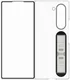 Origineel Samsung Galaxy Z Fold 6 Hoesje Clear Case Hard Cover Transparant afbeelding 3