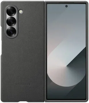 Origineel Samsung Galaxy Z Fold 6 Hoesje KindSuit Leather Case Grijs