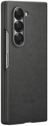 Origineel Samsung Galaxy Z Fold 6 Hoesje KindSuit Leather Case Grijs afbeelding 4