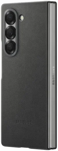 Origineel Samsung Galaxy Z Fold 6 Hoesje KindSuit Leather Case Grijs afbeelding 5