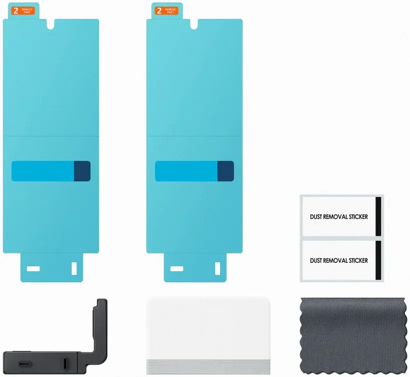 Originele Samsung Galaxy Z Fold 6 Screen Protector Display Folie 2-Pack afbeelding 2