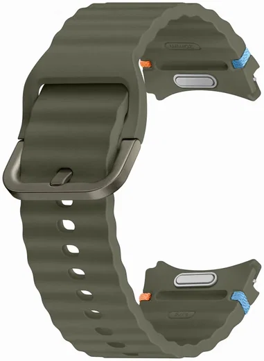 Origineel Samsung Smartwatch 20MM Bandje Sport Band - Khaki (S/M) afbeelding 2
