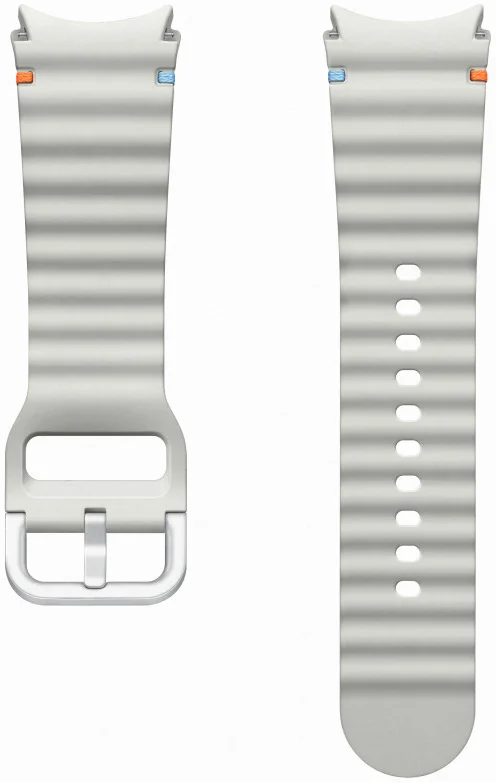 Origineel Samsung Smartwatch 20MM Bandje Sport Band - Zilver (S/M) afbeelding 1