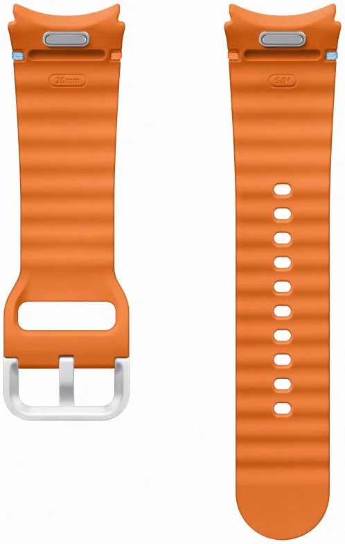 Origineel Samsung Smartwatch 20MM Bandje Sport Band - Oranje (S/M) afbeelding 3