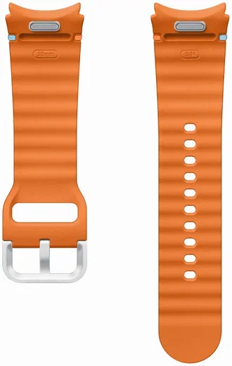 Origineel Samsung Smartwatch 20MM Bandje Sport Band - Oranje (S/M) afbeelding 3