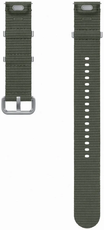 Origineel Samsung Galaxy Smartwatch 20MM Bandje - Athleisure Band - Khaki (S/M) afbeelding 3
